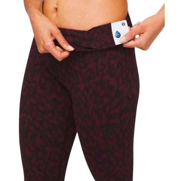 LULULEMON ATHLETICA Align Pant 28' In Formation Camo Dark Adobe Size 4 - Picture 3 of 5